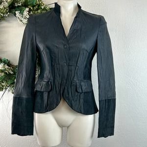 Women's Black Leather Jacket